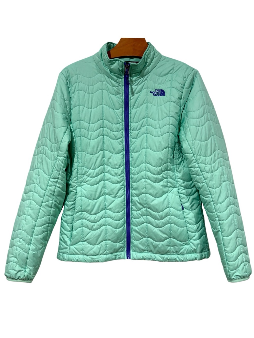 North Face Women's Bombay Puffer Jacket Mint Green Large